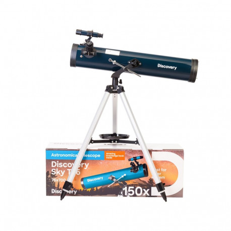 Telescope, Discovery Sky T76 with book