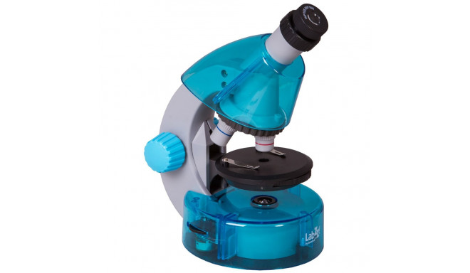 Microscope for children, Levenhuk LabZZ M101 Azure, 40x-640x, with Experiment kit
