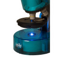 Microscope for children, Levenhuk LabZZ M101 Azure, 40x-640x, with Experiment kit