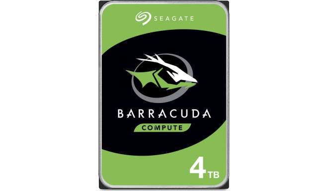 Seagate BarraCuda 4TB 3.5" SATA III kõvaketas (ST4000DM004)
