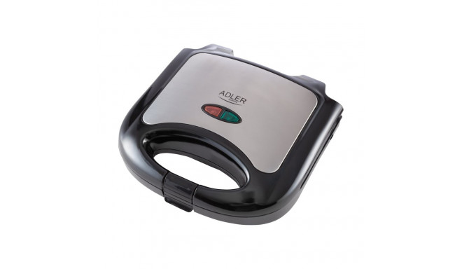 Adler | Sandwich maker | AD 3015 | 750  W | Number of plates 1 | Number of pastry 2 | Black