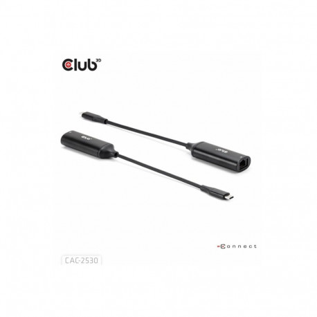 CLUB 3D USB 5Gbps Type-C to RJ45 Ethernet M/F Adapter