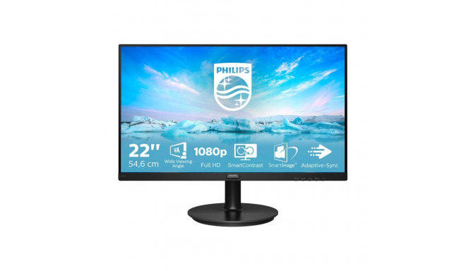 PHILIPS 221V8A/00 monitor 21,5-tolline FHD 75Hz 4ms