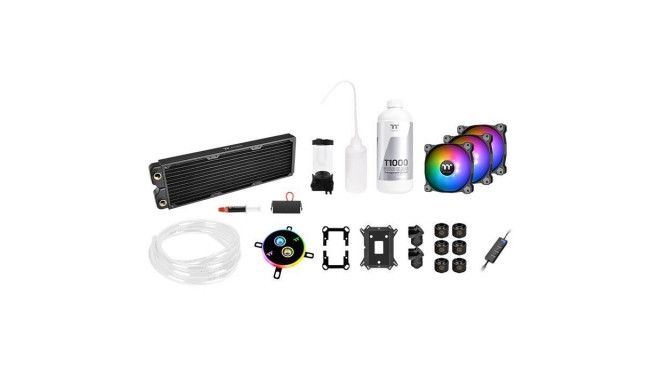 Water cooling - Pacific C360 DDC LCS RGB (120mm*3, copper, Soft Tube,Transparent coolant)