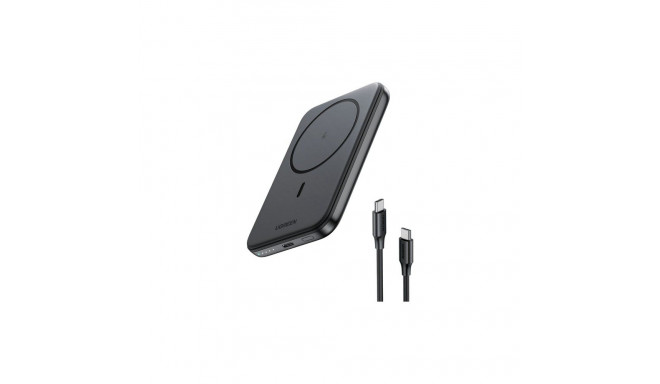 "5000mAh Mini Powerbank Wireless 15W with MagSafe white"