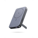 "10000mAh Mini Powerbank Wireless 20W with MagSafe grey"