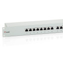 "Equip Patchpanel 16x RJ45 Cat6 19"" FTP 1HE ISO/IEC hellgrau"