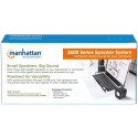 "MANHATTAN 2600 Series Stereolautsprecher ber 3.5 mm-Klinkenstecker Strom ber USB-A kompaktes Format