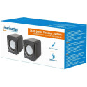 "MANHATTAN 2600 Series Stereolautsprecher ber 3.5 mm-Klinkenstecker Strom ber USB-A kompaktes Format