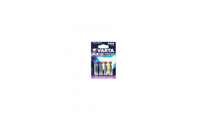 "Batterie AAA (LR03) 1.5V *Varta* Ultra Lithium - 4-Pack"