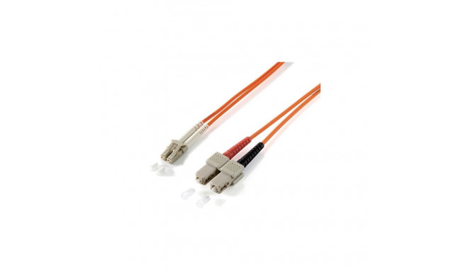 "Equip LWL Patchkabel LC->SC 1.00m Multimode Duplex OM1 or Polybeutel"