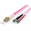 "Equip LWL Patchkabel LC->ST 5.00m Multimode Duplex OM4 vi Polybeutel"
