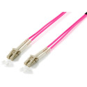"Equip LWL Patchkabel LC->LC 7.50m Multimode Duplex OM4 vio Polybeutel"