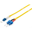 "Equip LWL Patchkabel LC->SC 10.00m Singlemode Duplex OS2 ge Polybeutel"