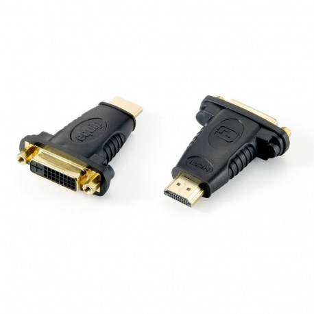 "Equip HDMI Adapter A-DVI(24+1) St/Bu 1920x1080/60HZ sw Polybeutel"