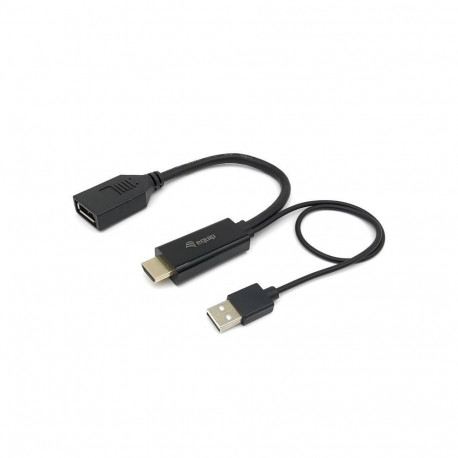 "Equip HDMI Adapter Displayport St/Bu 0.15m 4K/60Hz sw"