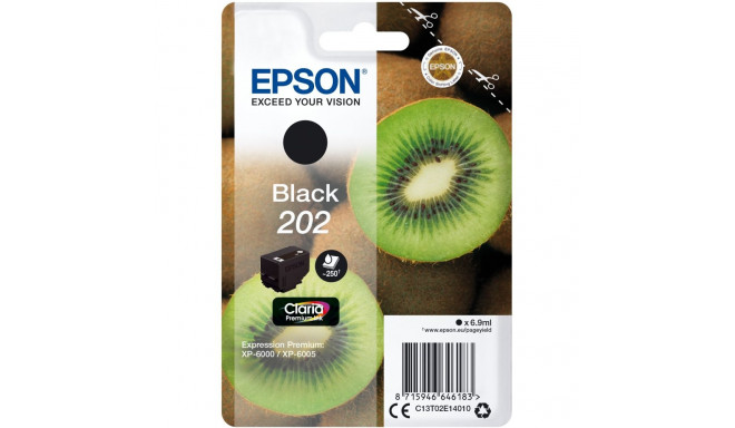 "Epson Tinte 202 C13T02E14010 Schwarz bis zu 250 Seiten"