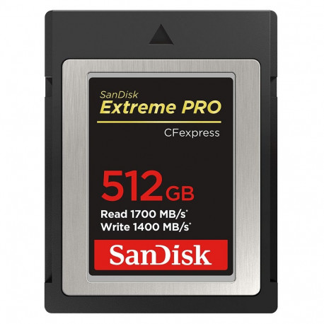 "CARD 512GB SanDisk Extreme Pro CFexpress card 1700MB/s"