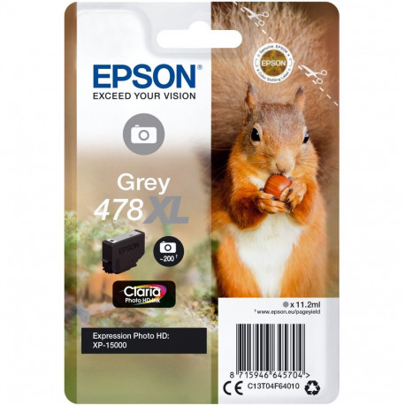 "Epson 478 C13T04F64010 grey HC"