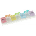 Pill box with 7 compartments