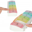 Pill box with 7 compartments