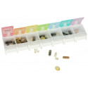 Pill box with 7 compartments