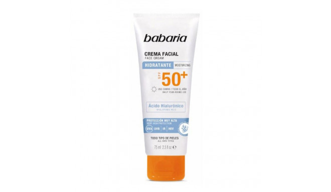 BABARIA HIDRATANTE CREMA FACIAL SPF50+ TODO TIPO DE PIEL 75ML