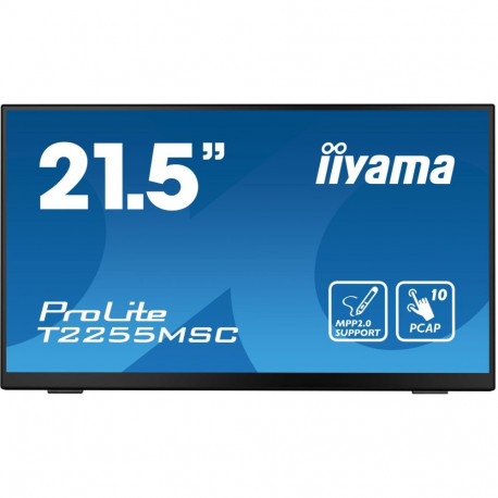 iiyama ProLite T2255MSC-B1 computer monitor 54.6 cm (21.5") 1920 x 1080 pixels Full HD LCD Touchscre