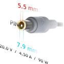 Akyga AK-ND-18 toiteadapter/inverter Siseruumides 90 W Must