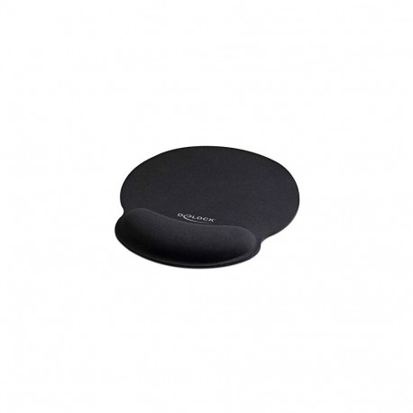 Ergonomisches Mauspad mit Gel Handballenauflage (schwarz)