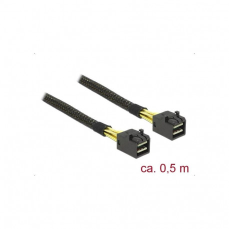 Kabel Mini SAS HD SFF-8643 > Mini SAS HD SFF-8643 (schwarz, 50cm)