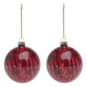 Eglītes rotājumi (2 pcs) 113572 Brūns Sarkans 8 cm (2 gb.)