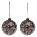 Eglītes rotājumi (2 pcs) 113572 Brūns Sarkans 8 cm (2 gb.)