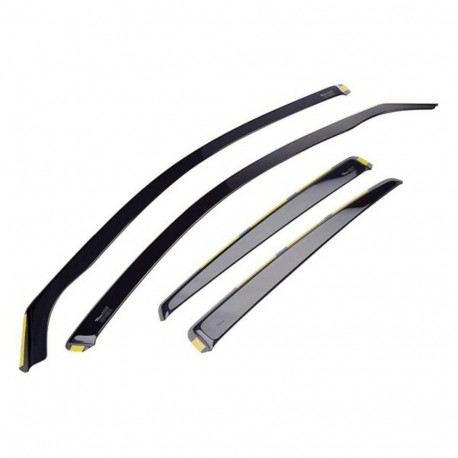 Wind deflector HEKO 10239 Frontal 4 pcs Rear