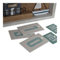 Koka Kalendārs DKD Home Decor (22 x 3 x 22 cm)