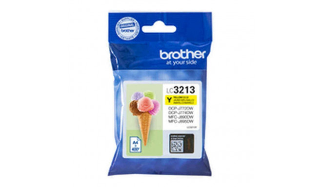Originaalne Tindikassett Brother LC3213Y Kollane