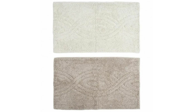 Paklājs DKD Home Decor Brūns Bēšs Kokvilna (2 pcs) (80 x 50 x 2 cm)