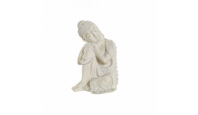 Dekoratīvās figūriņas DKD Home Decor Pelēks Buda Sveķi (17 x 17 x 26 cm)