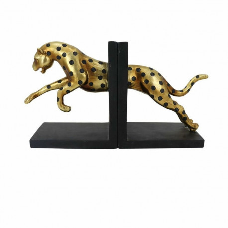 Podpórka do książek DKD Home Decor Leopard Vaik (34.3 x 9.9 x 18.5 cm) (2 pcs)