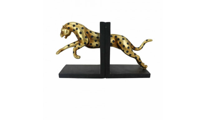 Podpórka do książek DKD Home Decor Leopard Vaik (34.3 x 9.9 x 18.5 cm) (2 pcs)