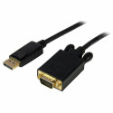 DisplayPort-VGA Adapter Startech DP2VGAMM6B           (1,8 m) Must 1.8 m