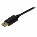 DisplayPort-VGA Adapter Startech DP2VGAMM6B           (1,8 m) Must 1.8 m