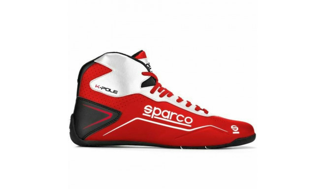 Võidusõidu poolsaapad Sparco K-POLE Punane