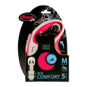 Koerarihm Flexi NEW COMFORT 8 m Punane Suurus L