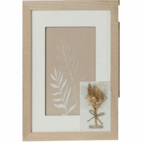 Fotoraam DKD Home Decor Kristall Naturaalne Shabby Chic (15 x 1 x 20 cm) (22 x 1 x 27 cm)