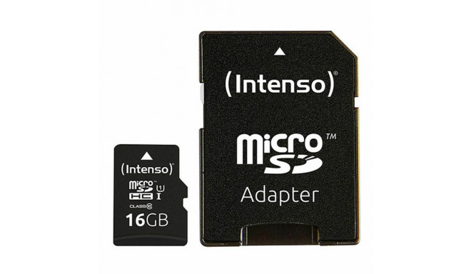 MicroSD Mälikaart koos Adapteriga INTENSO 16 GB