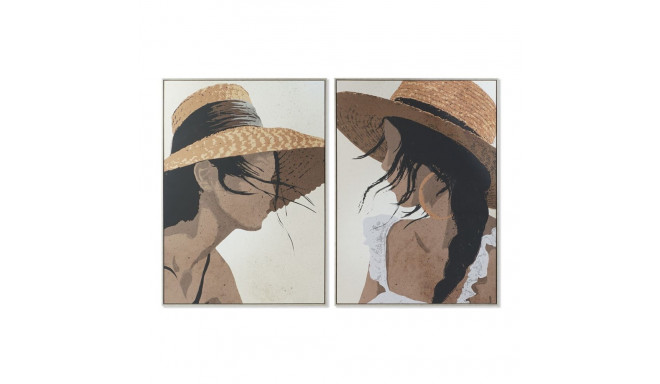 Maal DKD Home Decor 104 x 4,5 x 143,5 cm Kübar Kaasaegne (2 Ühikut)