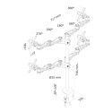 Lauatugi Ekraanile Neomounts FPMA-D935D4 Hõbedane 27"