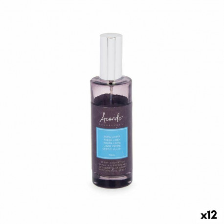 Air Freshener Spray Acorde D-519 D-519 Clean Clothes 70 ml (12 Units)