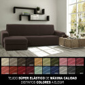 Cover for chaise longue with short left arm Sofaskins NIAGARA 210 - 340 cm - Yellow